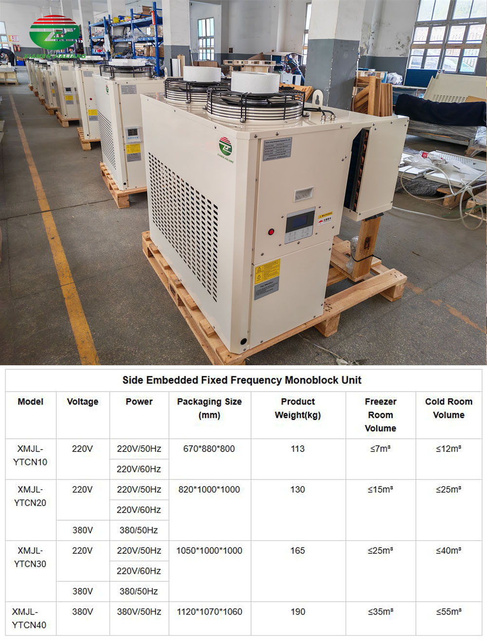 Monoblock Freezer Condenser