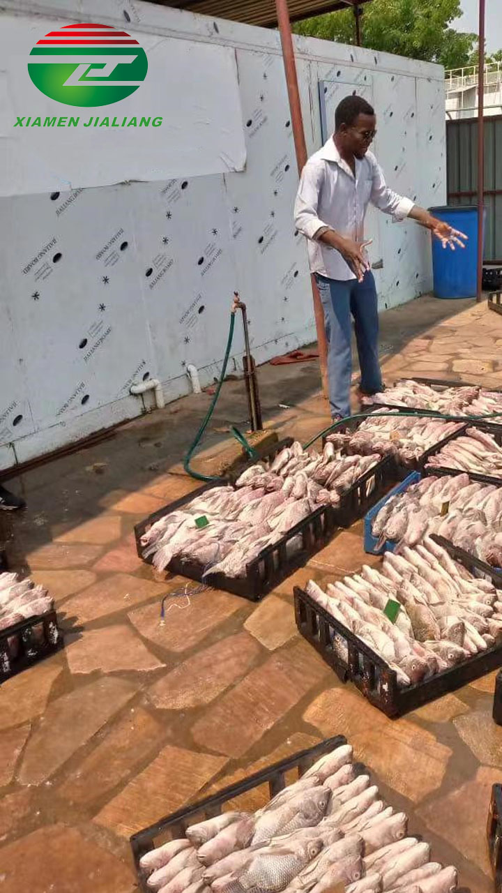 cold storage room for meats