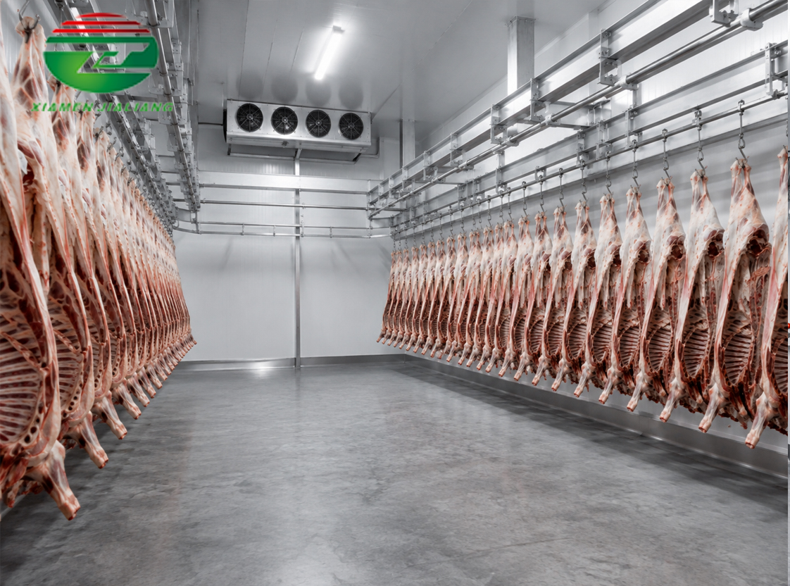 beef fish meat walk in cold storage cold room